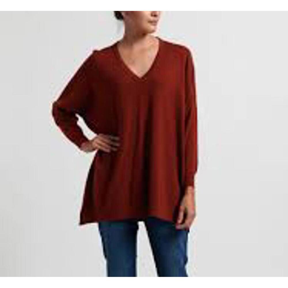 HANIA Scotland 100% Cashmere Marley Crewneck Sweater One Sz